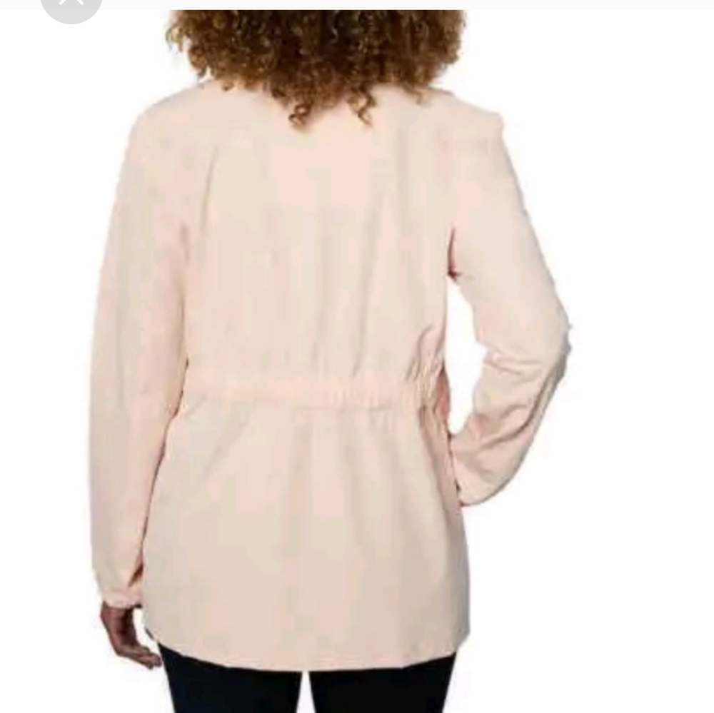 Hang Ten Ladies' Hybrid Jacket blue fog nwt large pink - Picture 2 of 5